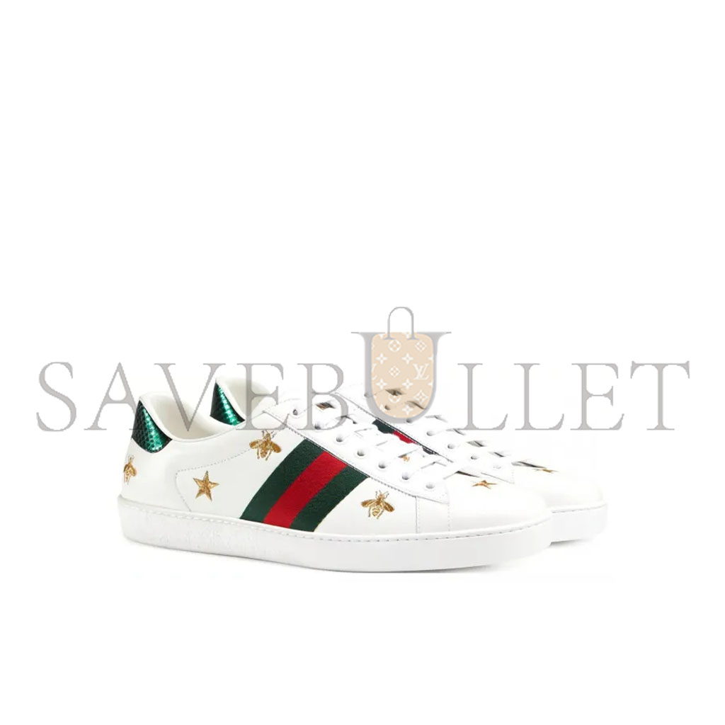 GUCCI ACE EMBROIDERED 'BEES AND STARS' 386750